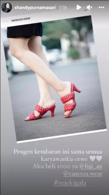 bos ms glow borong sandal © 2021 Instagram