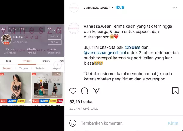 bos ms glow borong sandal © 2021 Instagram