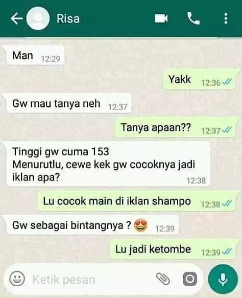 chat tanya temen kocak © 2021 Instagram