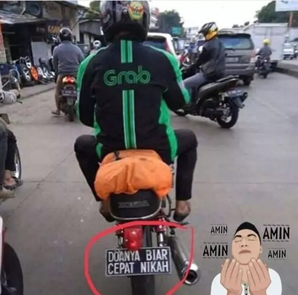 kata-kata motivasi dari driver ojek online lucu © 2021 instagram.com