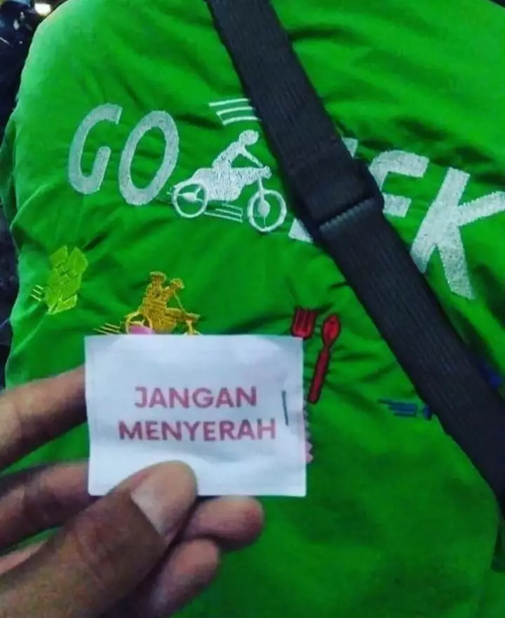 kata-kata motivasi dari driver ojek online lucu © 2021 instagram.com