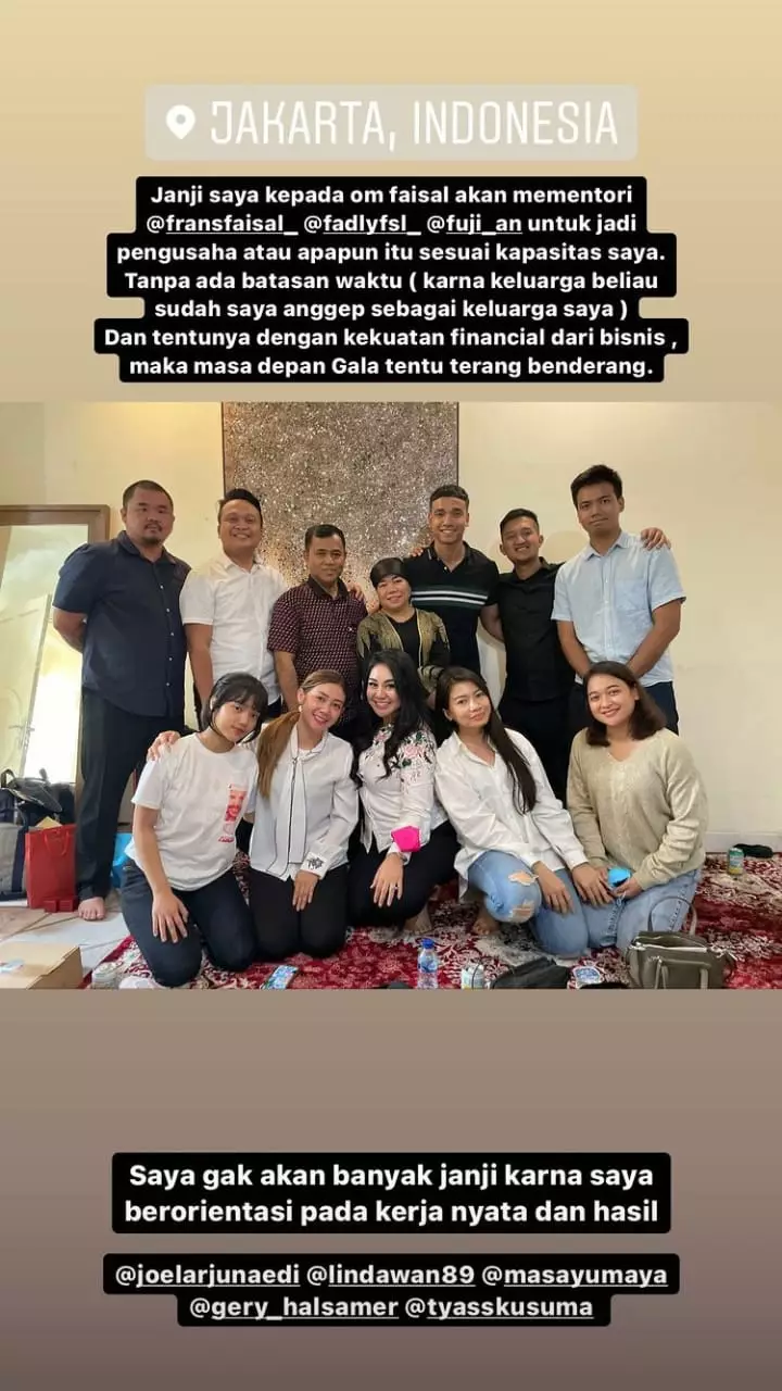 janji tom liwafa pada keluarga bibi © instagram