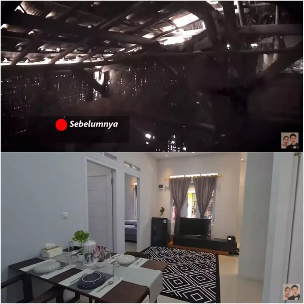 potret rumah satpam kantor baim usai renovasi © YouTube