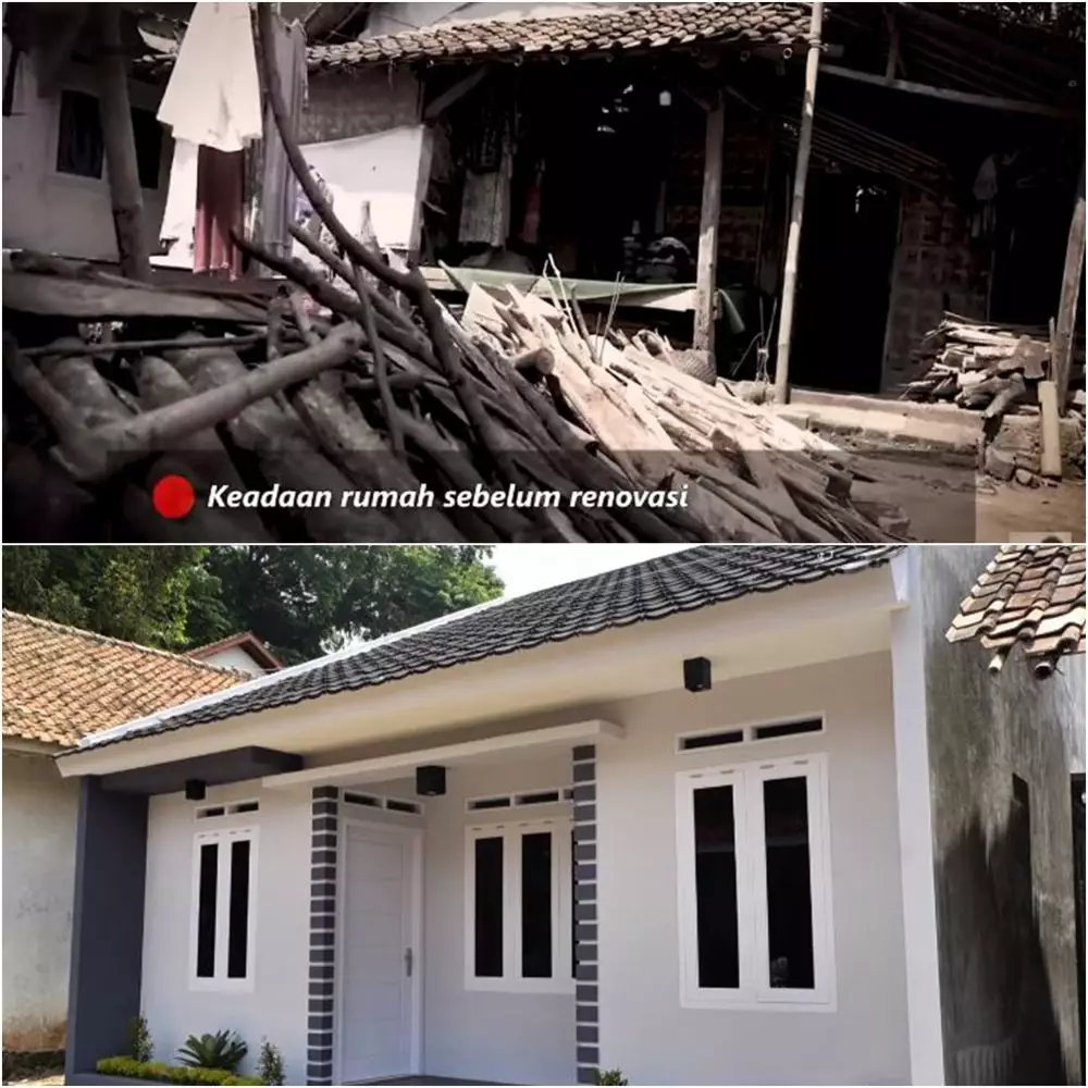 potret rumah satpam kantor baim usai renovasi © YouTube