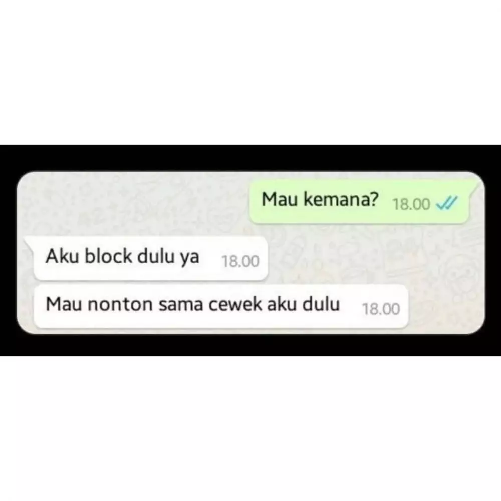 chat kalau pacar terlalu jujur nyesek banget © 2021 instagram.com