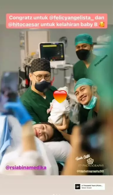 Momen Persalinan Felicya Angelista © 2021 brilio.net