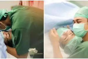 Penuh syukur, ini 8 momen persalinan anak pertama Felicya Angelista