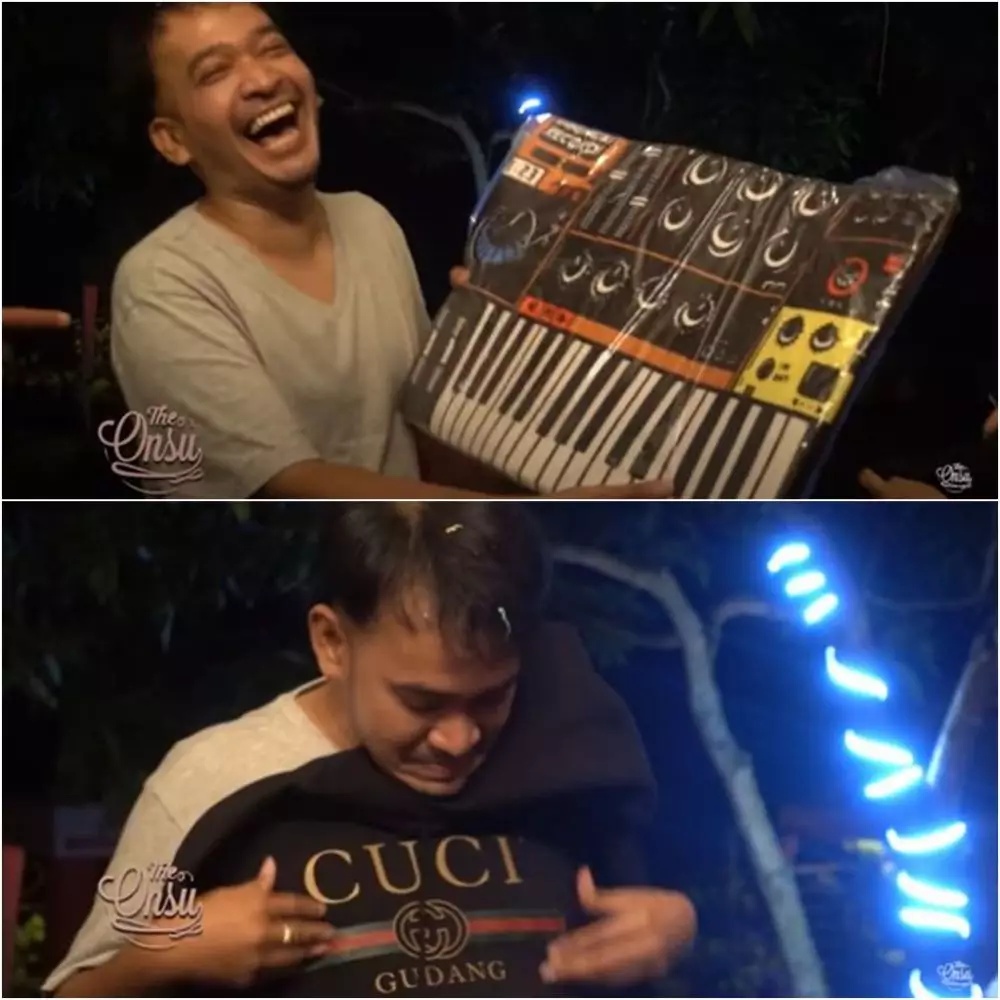 seleb dapat kado ultah dari karyawan © YouTube seleb dapat kado ultah dari karyawan © YouTube