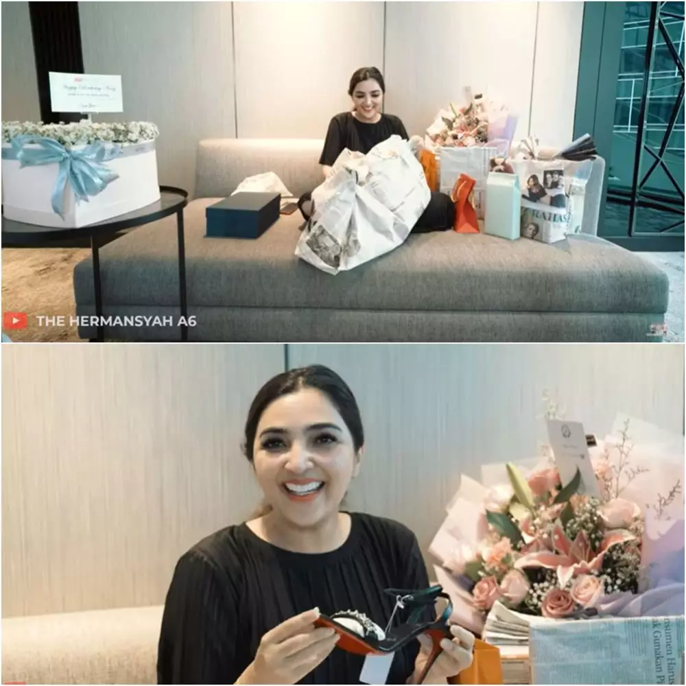 seleb dapat kado ultah dari karyawan © YouTube seleb dapat kado ultah dari karyawan © YouTube