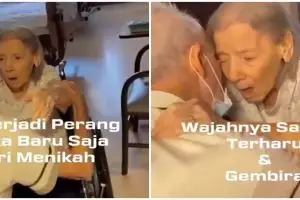 Kisah pasangan terpisah 73 tahun bertemu lagi di panti jompo ini haru