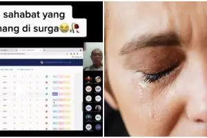 Momen sedih mahasiswa absenkan teman yang sudah meninggal, pilu