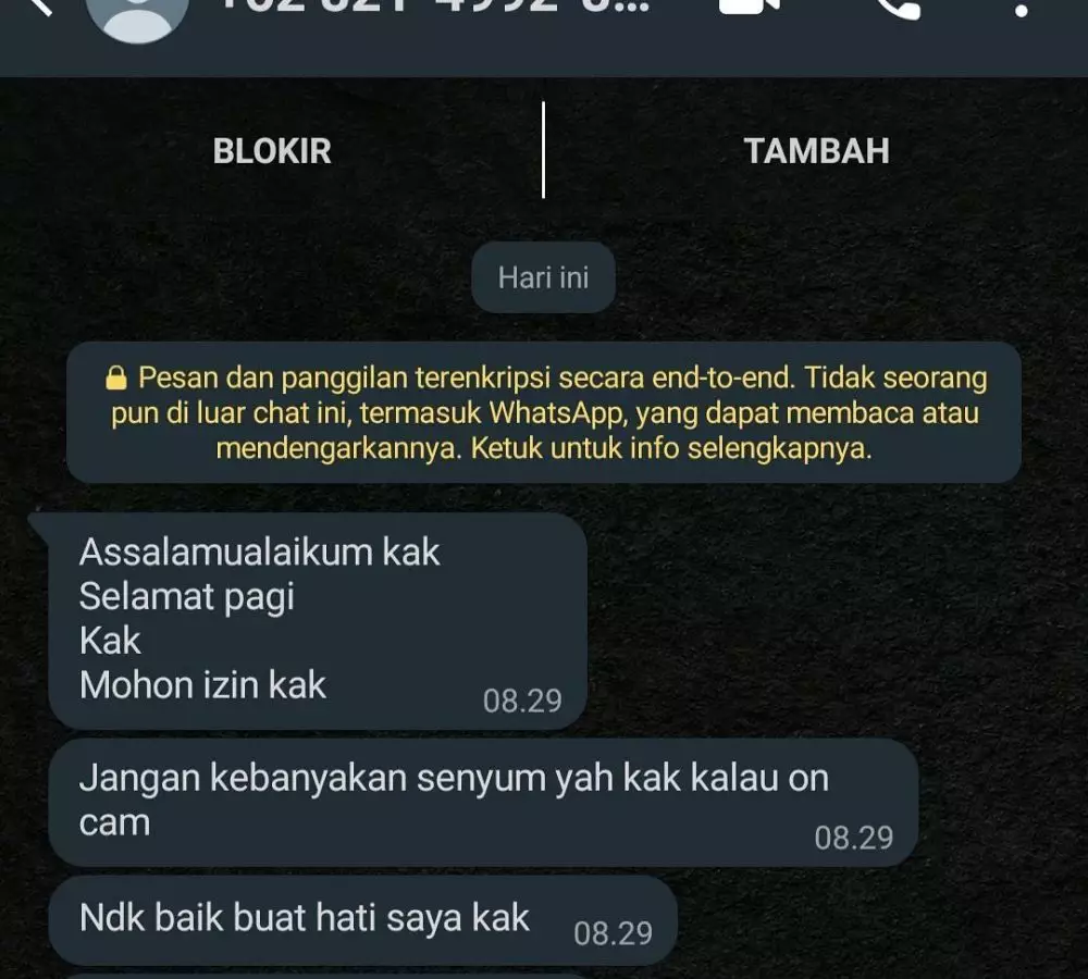 chat mau nembak tapi pede banget © 2021 instagram.com