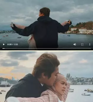 Rizky Billar dan Lesty Kejora parodikan film Titanic © 2021 brilio.net Rizky Billar dan Lesty Kejora parodikan film Titanic © 2021 brilio.net