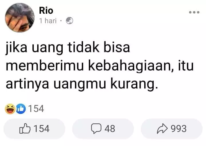 status FB kata-kata bijak tapi malah lucu © 2021 instagram.com