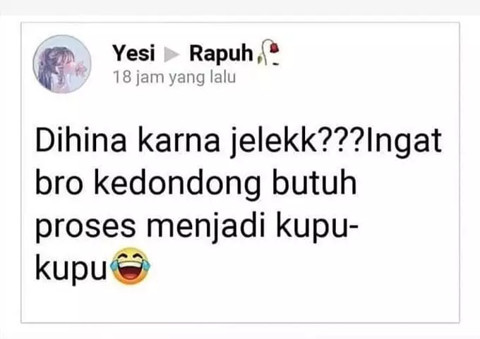 status FB kata-kata bijak tapi malah lucu © 2021 instagram.com