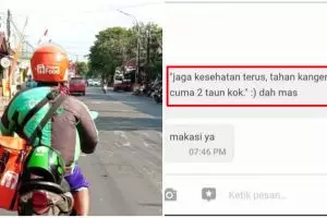 11 Chat lucu titip pesan ke pacar via ojek online, bikin baper