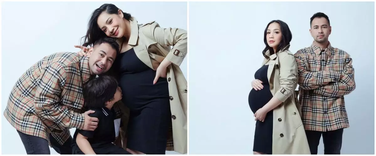9 Momen maternity photoshoot Nagita Slavina, dilakukan di rumah