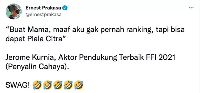 pidato kemenangan Jerome Kurnia jadi sorotan © berbagai sumber