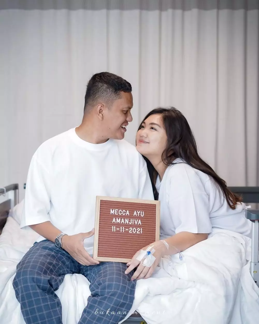 istri arief muhammad melahirkan © instagram