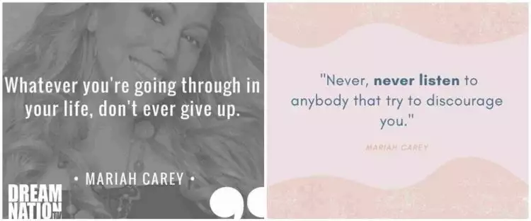 43 Kata-kata mutiara dari Mariah Carey, menginspirasi dan penuh makna