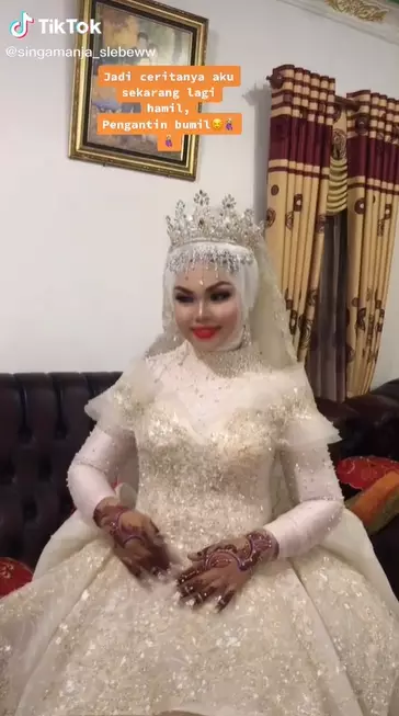 wanita ini ngidam jadi pengantin lagi TikTok