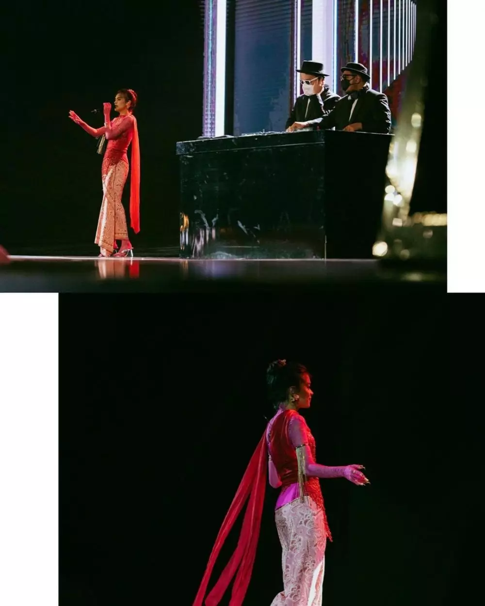 Potret Eva Celia saat manggung di FFI © 2021 brilio.net