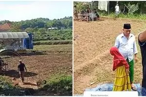 Antimainstream, pasangan ini pilih lokasi menikah di tengah sawah