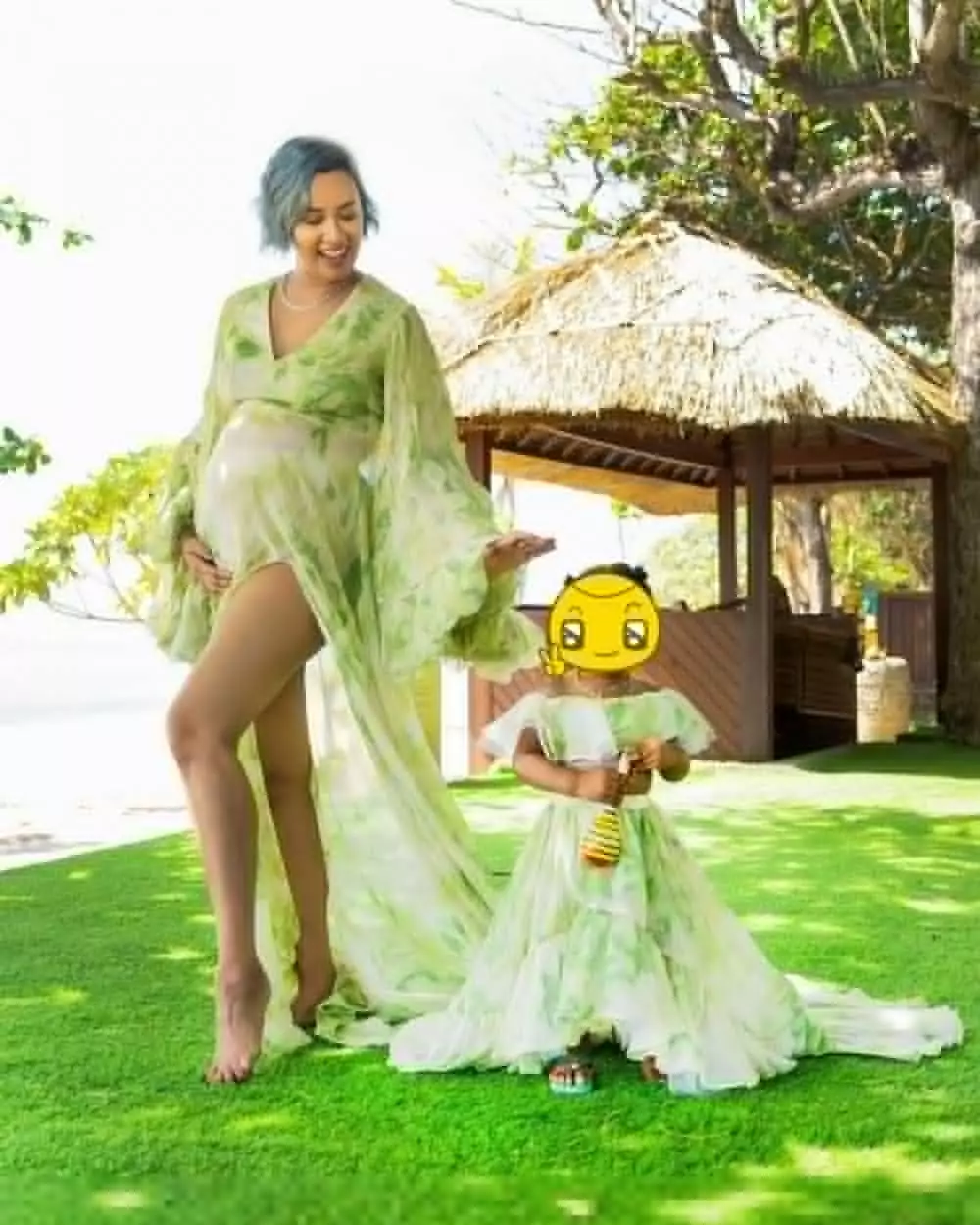 gaya maternity shoot seleb hamil anak kedua © Instagram