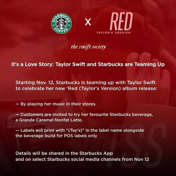 fakta album red taylor swift © instagram fakta album red taylor swift © instagram