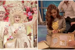 7 Isi suvenir pernikahan Ria Ricis, ada gelang & minuman kesehatan