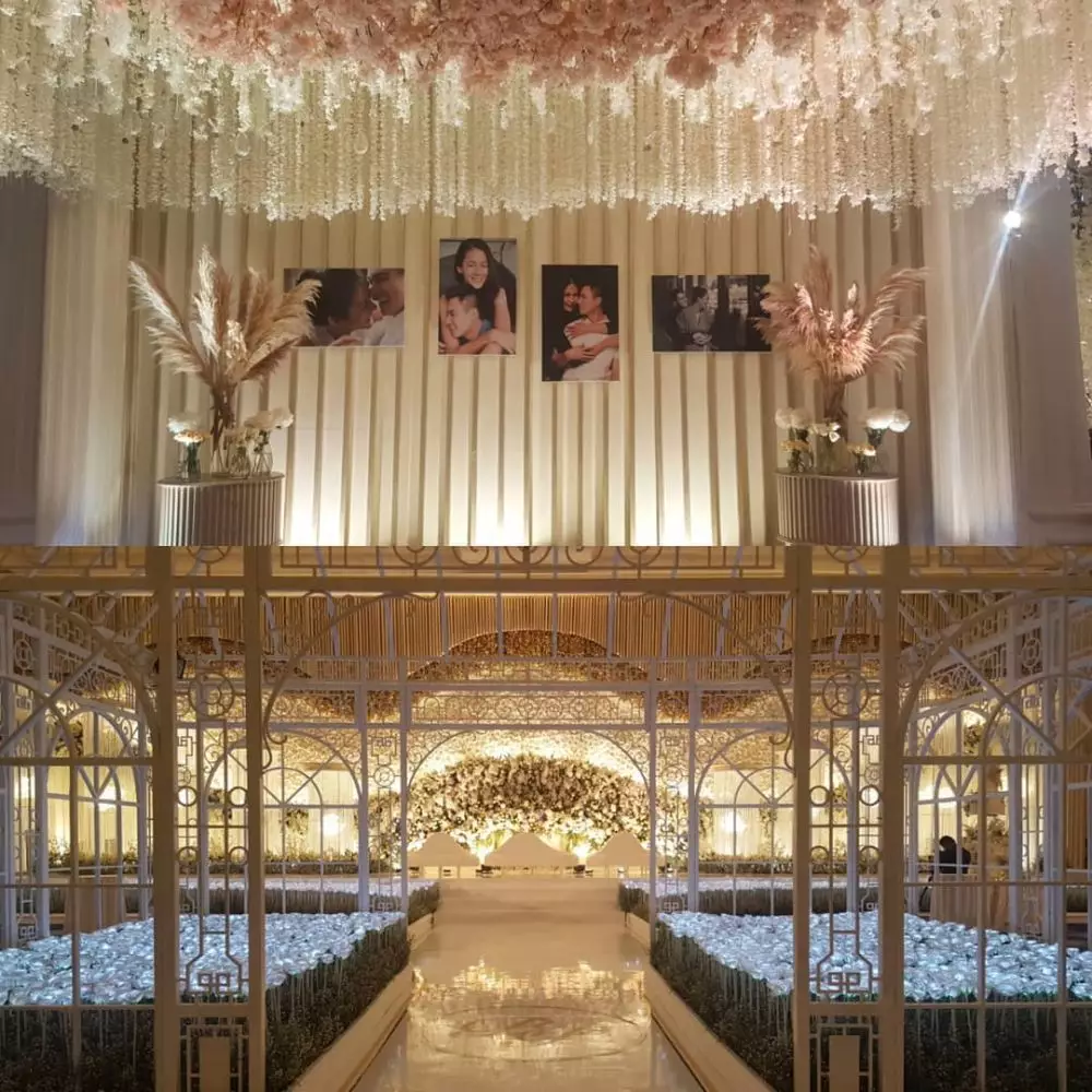 potret dekorasi pernikahan YouTuber Indonesia Berbagai sumber 