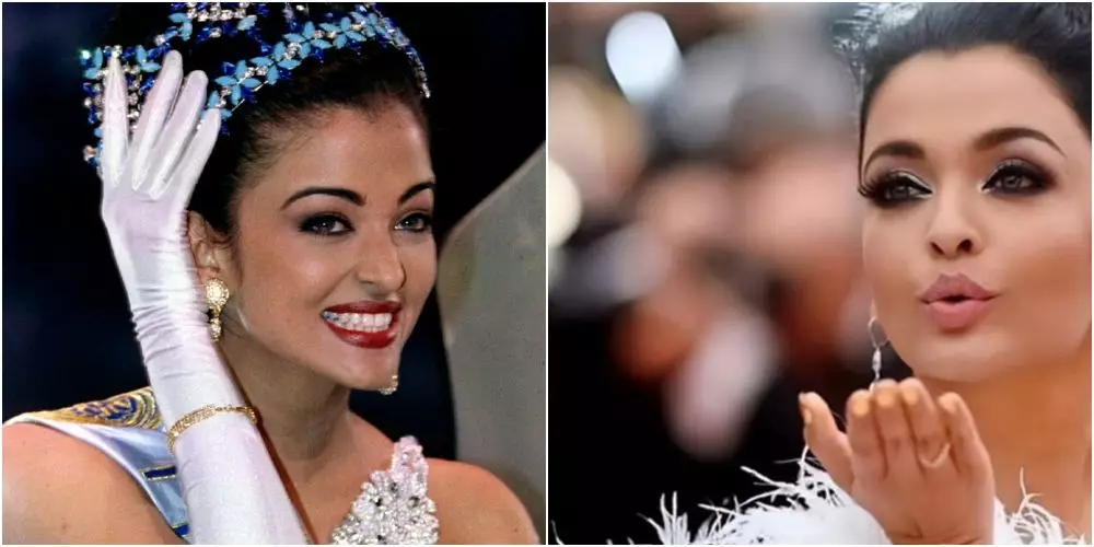 potret dulu dan kini Aishwarya Rai Berbagai sumber  potret dulu dan kini Aishwarya Rai Berbagai sumber