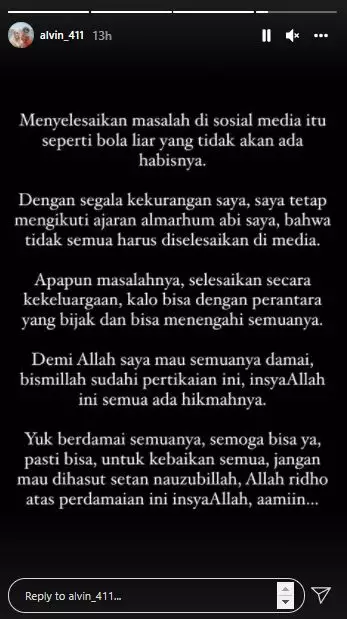 tanggapan Alvin Faiz soal Henny dan Larissa © 2021 brilio.net tanggapan Alvin Faiz soal Henny dan Larissa © 2021 brilio.net