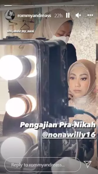 Momen pengajian jelang pernikahan adik Nikita Willy © berbagai sumber Momen pengajian jelang pernikahan adik Nikita Willy © berbagai sumber