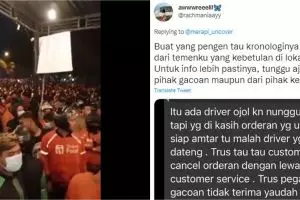 Tersebar isi chat kronologi driver ojol Yogyakarta demo Mie Gacoan
