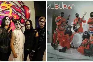 9 Gaya kostum nyentrik Kuburan Band, dari rocker hingga Squid Game