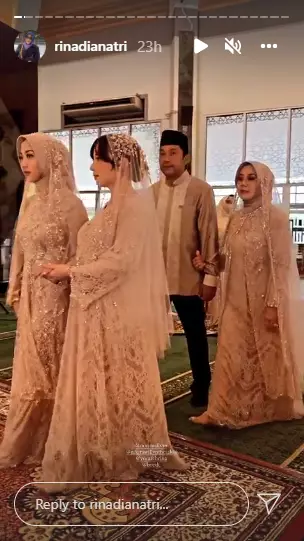 Nikita Willy di pengajian adik © 2021 brilio.net