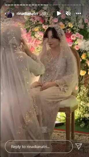 Nikita Willy di pengajian adik © 2021 brilio.net