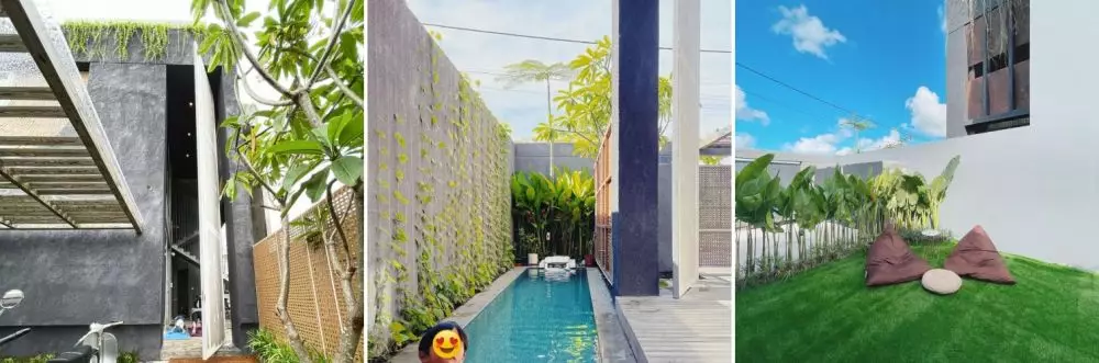 Potret hunian pesinetron di Bali © berbagai sumber Potret hunian pesinetron di Bali © berbagai sumber