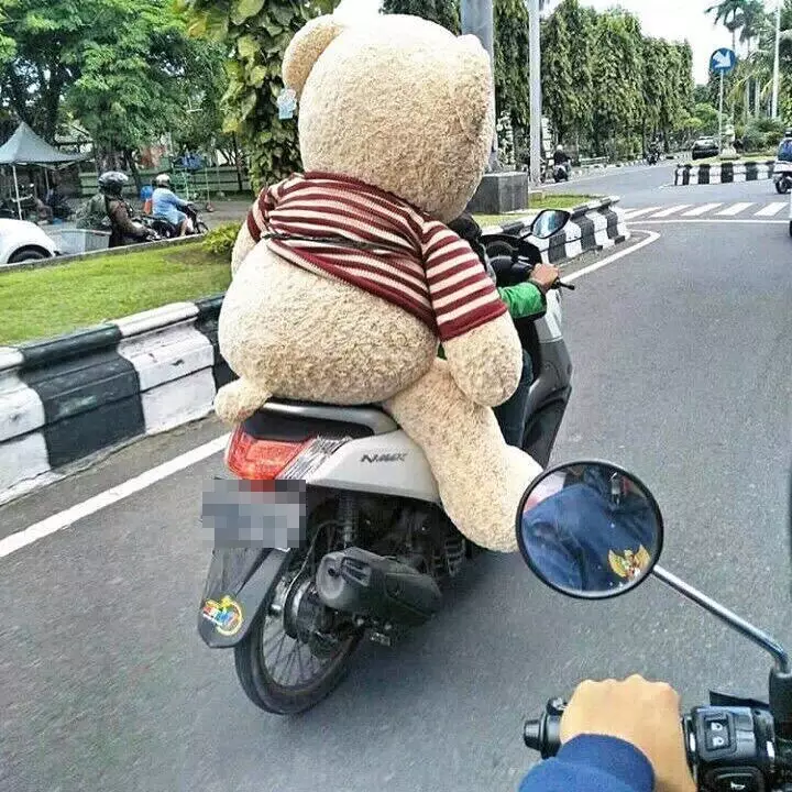 driver ojek online bawa orderan boneka © 2021 instagram.com driver ojek online bawa orderan boneka © 2021 instagram.com