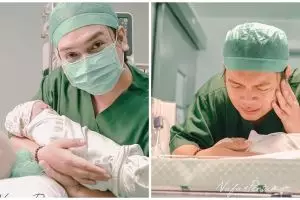 5 Momen haru Wardah Maulina istri Natta Reza melahirkan anak perempuan