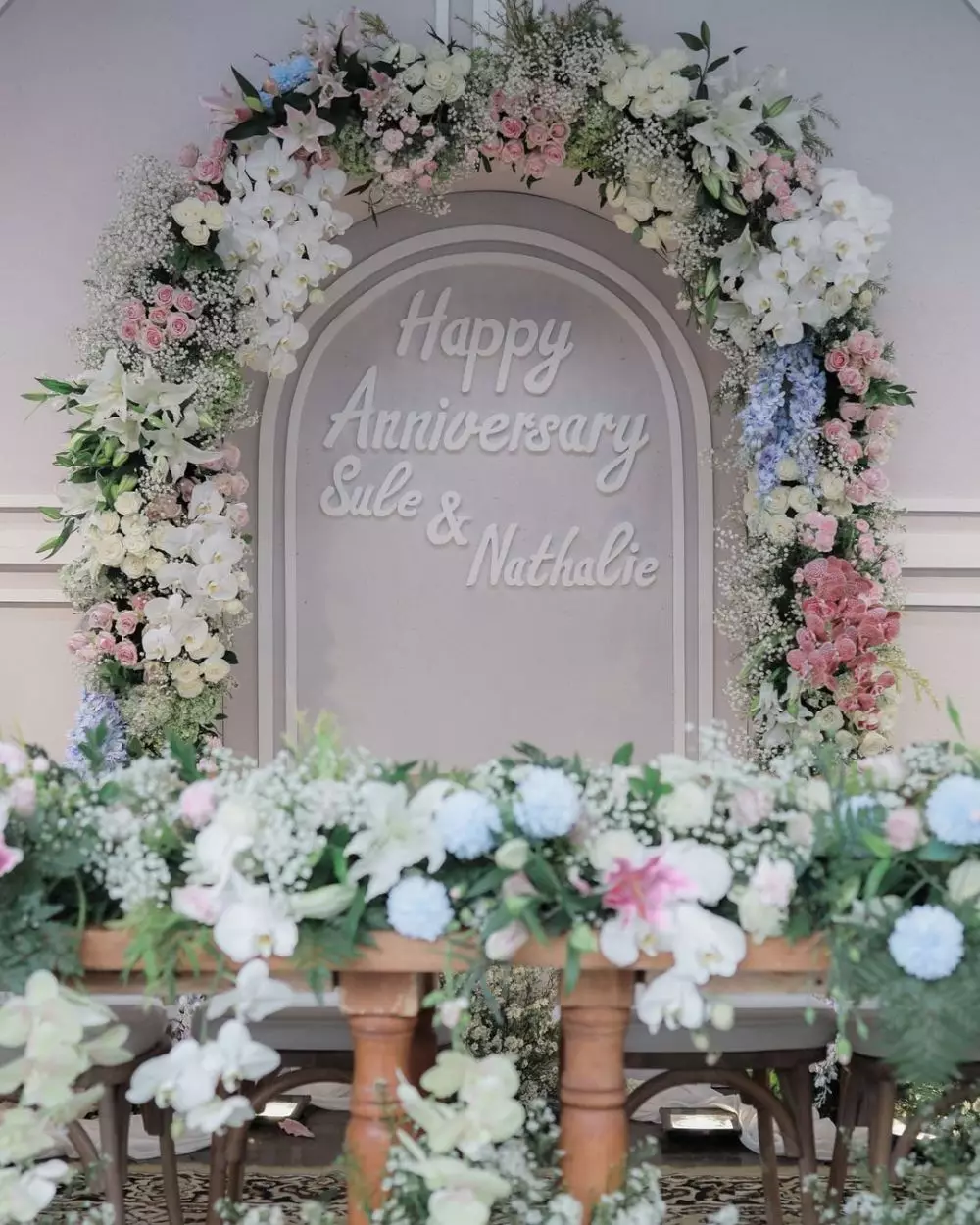 momen anniversary dan ulang tahun sule © berbagai sumber