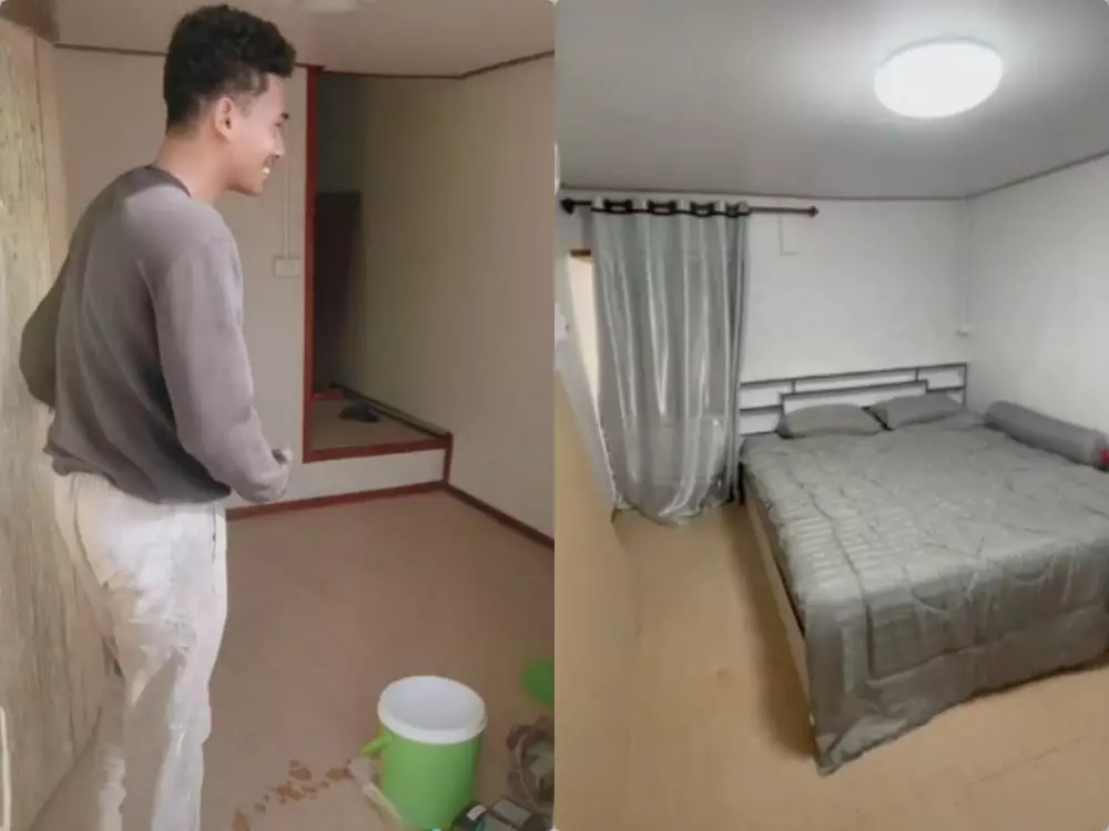 rumah kecil dalam bikin tertipu © 2021 TikTok