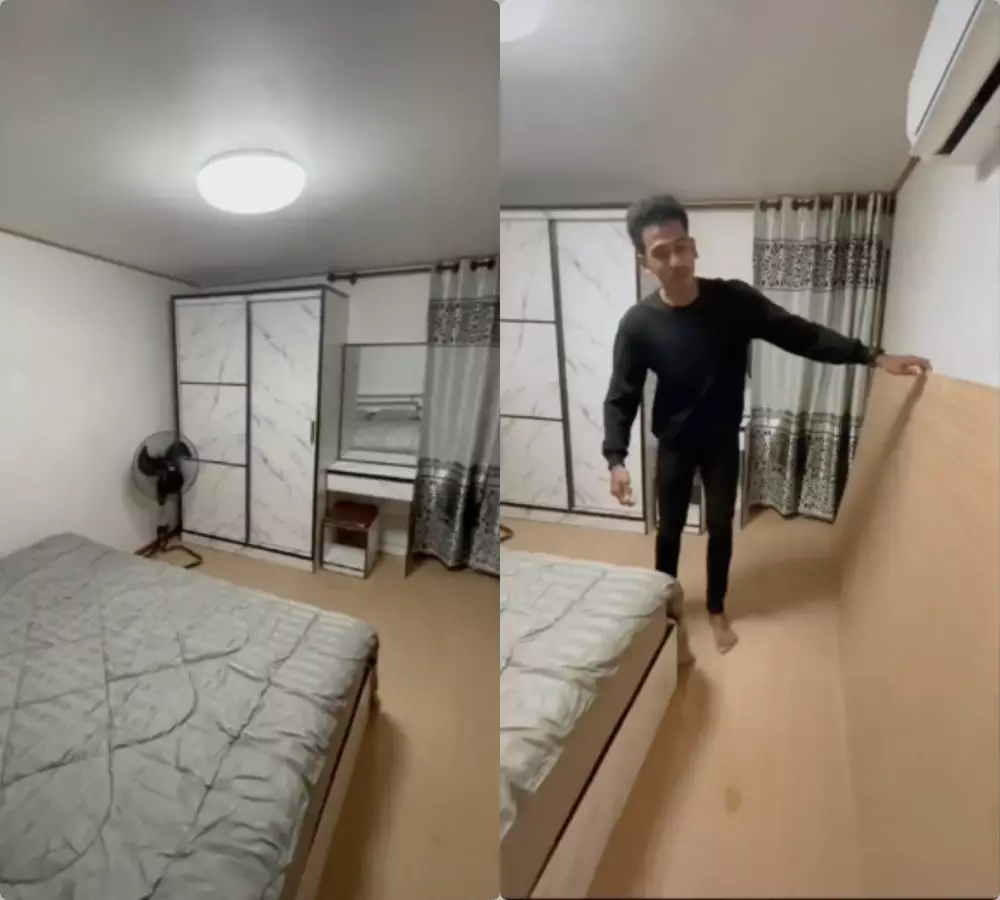 rumah kecil dalam bikin tertipu © 2021 TikTok