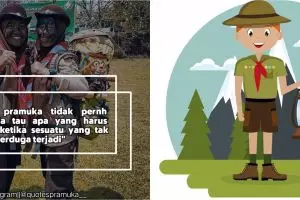 75 Motto hidup anak Pramuka, tumbuhkan rasa kebersamaan