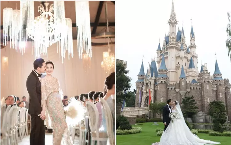 Seleb menikah berkonsep negeri dongeng Berbagai sumber  Seleb menikah berkonsep negeri dongeng Berbagai sumber