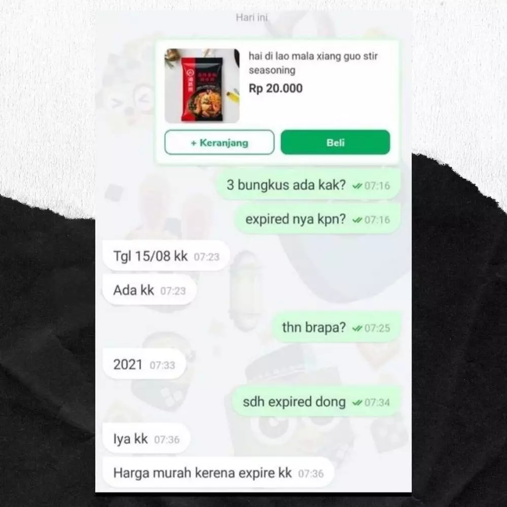 jawaban penjual online shop diprotes pembeli lucu © 2021 instagram.com