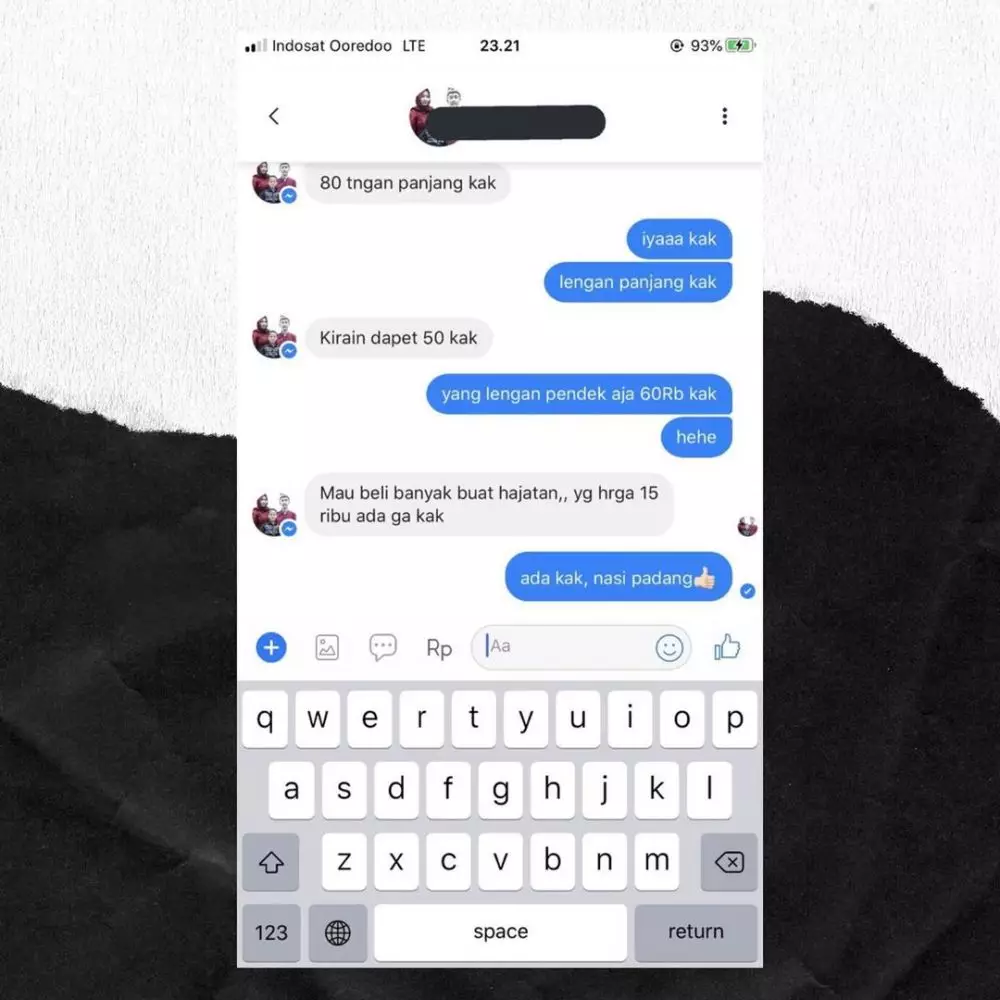 jawaban penjual online shop diprotes pembeli lucu © 2021 instagram.com