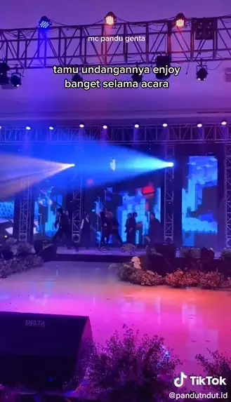 Pernikahan penggemar EXO ini usung konspe konser © 2021 TikTok