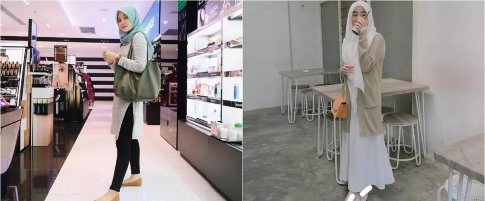 Beda gaya Larissa Chou dan Henny Rahman Instagram Beda gaya Larissa Chou dan Henny Rahman Instagram